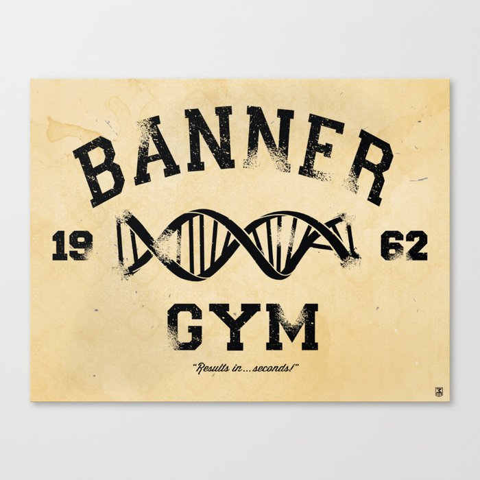 Banner Gym Canvas Print