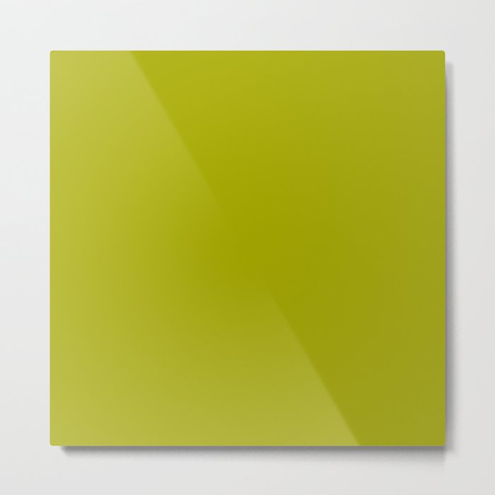 Monochrome green 170-170-0 Metal Print