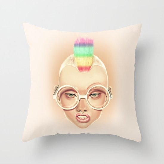 Rainbow Throw Pillow
