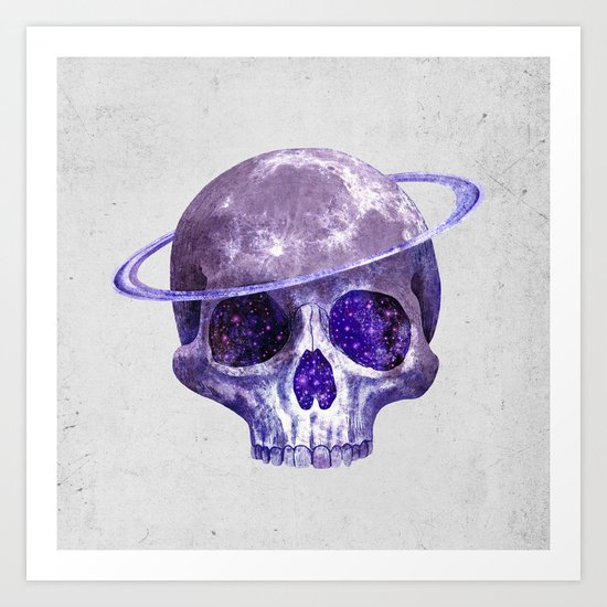 Cosmic Skull Art Print