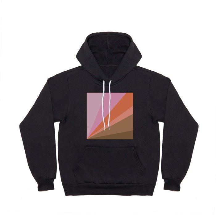 Geometric 28 in Lilac and Coral Hoody