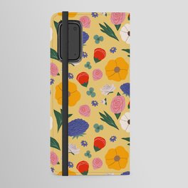Flower Spring Festival Yellow and Multicolor  Android Wallet Case