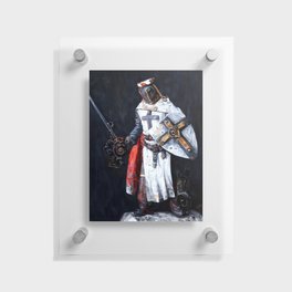 Steampunk Crusader Warrior Floating Acrylic Print
