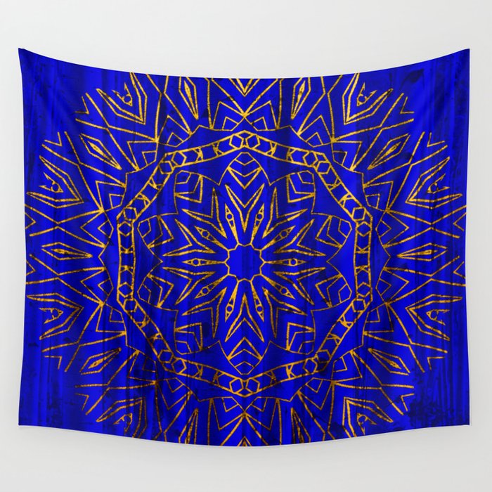 384 Royal Blue Gold Mandala Curtain Wall Tapestry By Lauragordon 384 Royal Blue Gold Mandala Curtain Wall Tapestry By Lauragordon Society6