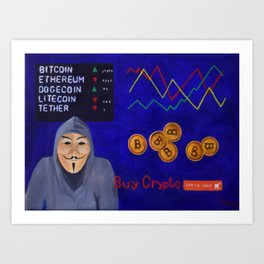 Buy Crypto! Art Print
