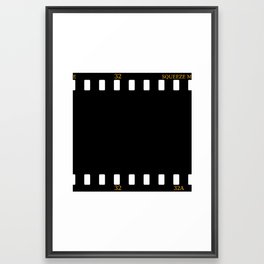 CUSHION OR PILLOW - FILM Framed Art Print | Abstract, Graphic Design, Movies & TV, Black and White 