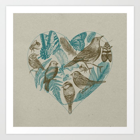 Wild Heart Art Print