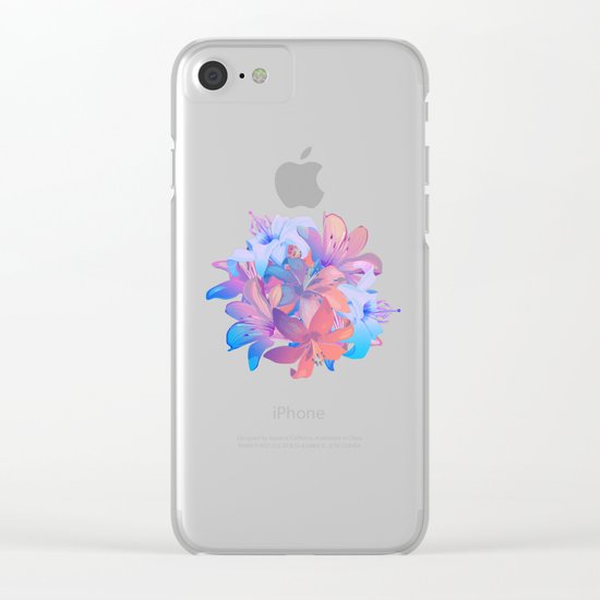 lily bouquet Clear iPhone Case