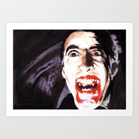 The Horror of Dracula Art Print