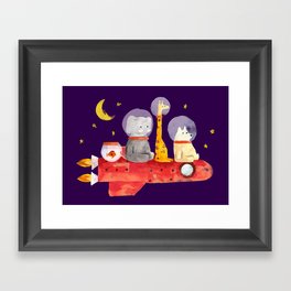 Let's All Go To Mars Framed Art Print