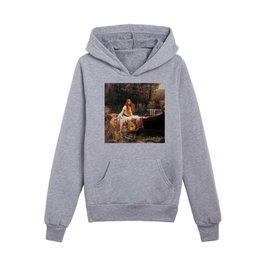 The Lady of Shalott Kids Pullover Hoodies