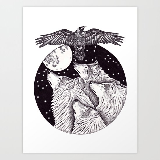 Catch The Moon Art Print