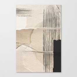 Paper Abstract Canvas Print