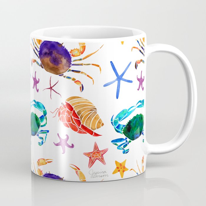Watercolor Crabs Coffee Mug