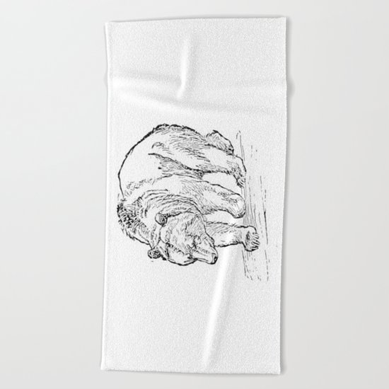 Bear Beach Towel