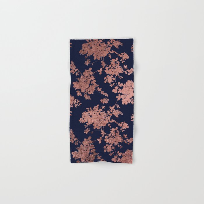 Navy blue and gold sale towels