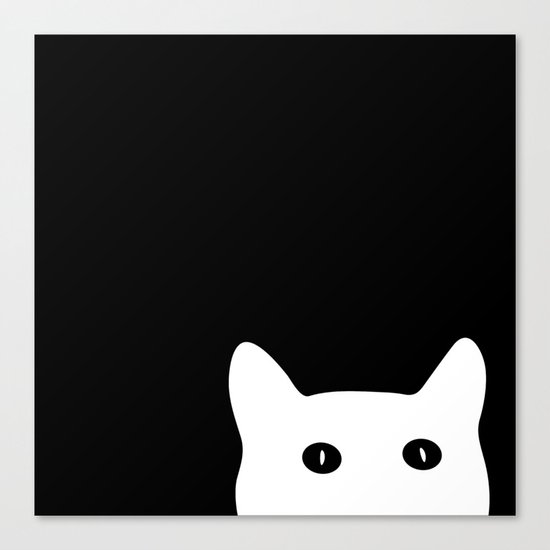 Sneaky Cat Canvas Print