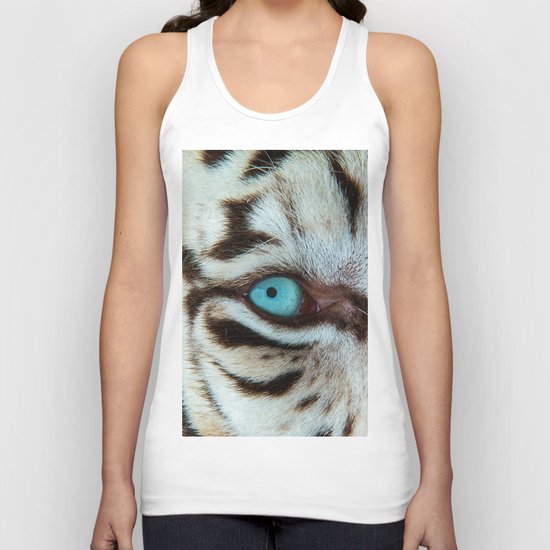 WHITE TIGER BEAUTY Unisex Tank Top