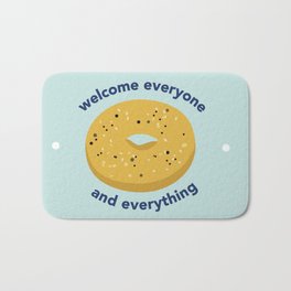 NY Bagel - Welcome Everyone and Everything Bath Mat