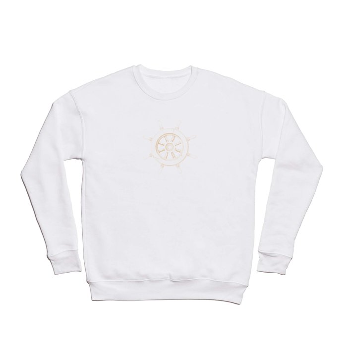 Maritime anchor lighthouse beach shell nautical Crewneck Sweatshirt