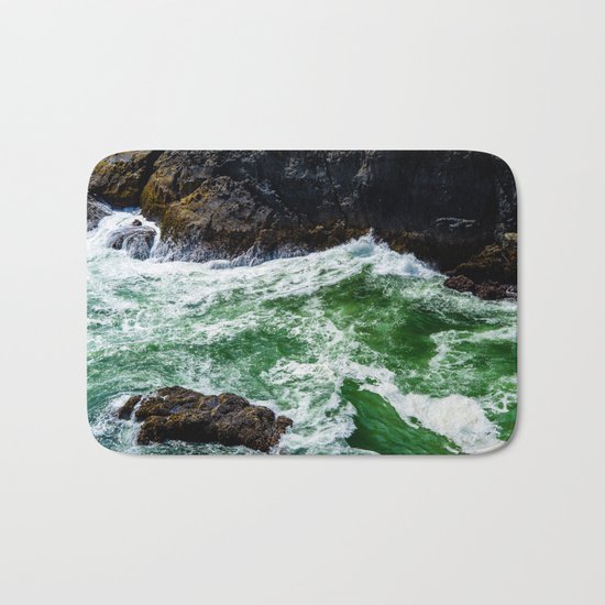 Emerald Sea Foam Bath Mat