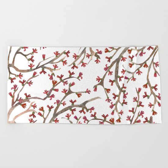 Shrub Beach Towel