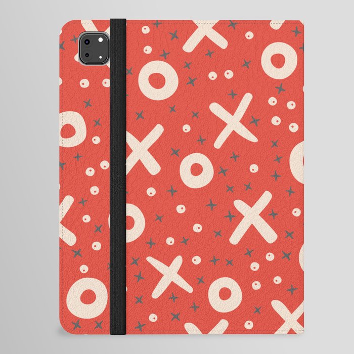 X-O - I love you - hugs and kisses - Valentines Love  iPad Folio Case