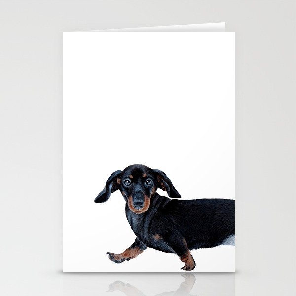 Sausage dog Stationery Cards