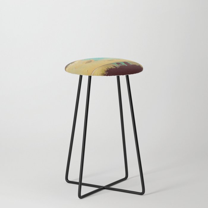 Sable Palm View Counter Stool