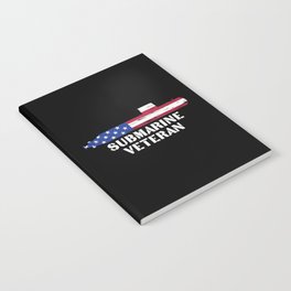 Submarine Veteran Submariner US Military Notebook