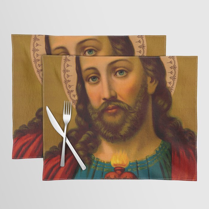 The Sacred Heart of Jesus by Weiszflog Brothers Placemat