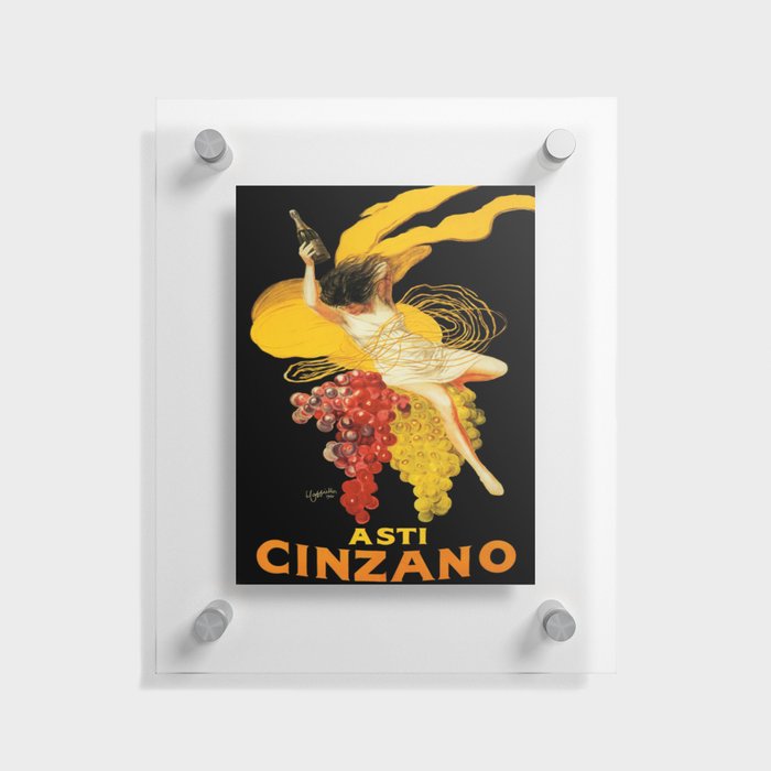 Vintage poster - Asti Cinzano Floating Acrylic Print