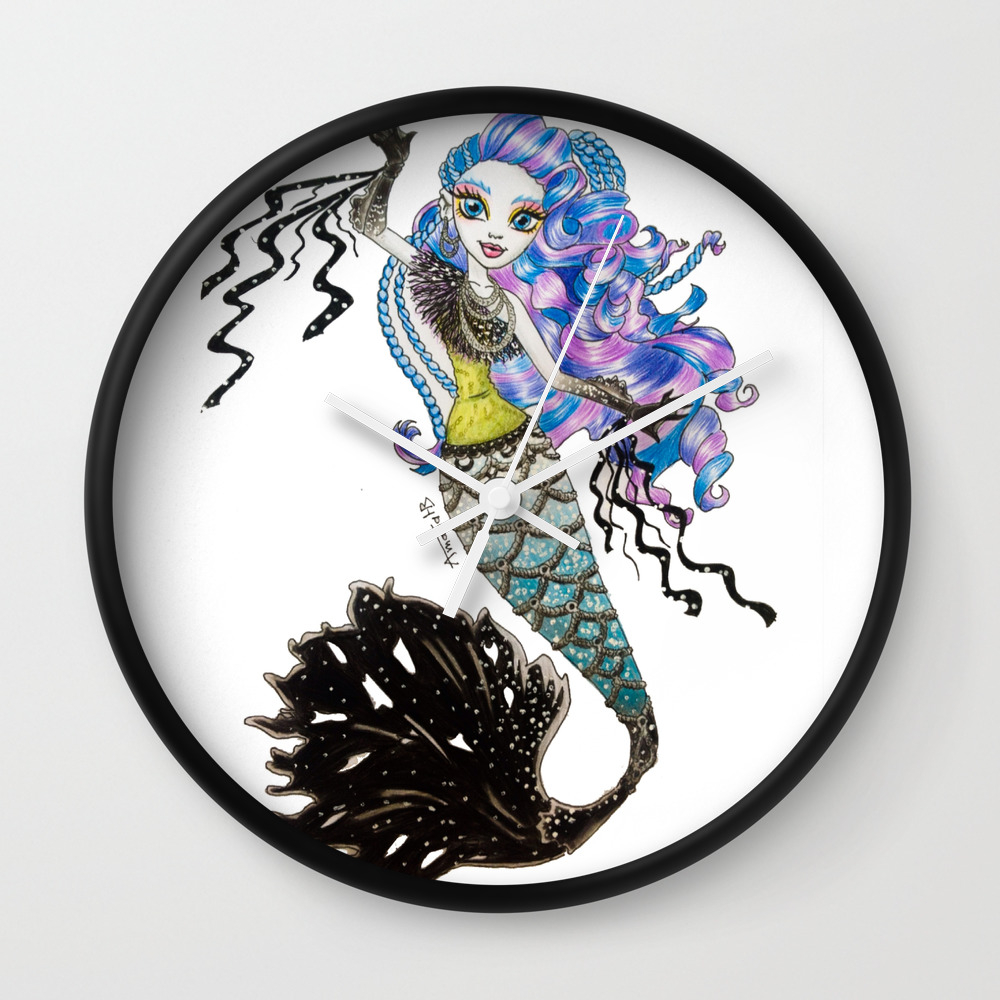 Sirena Von Boo Monster High Wall Clock By Amanahb Society6