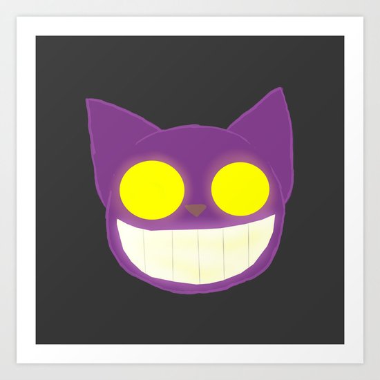 GhostKat Lineless head Art Print