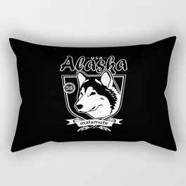 malamute Rectangular Pillow