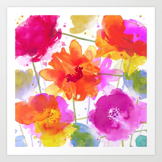 vive l'été! Art Print