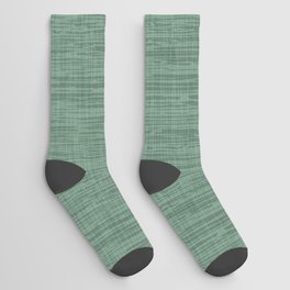 BRUSHED ABSTRACT ART LINES PATTERN CANVAS TEXTURE Socks
