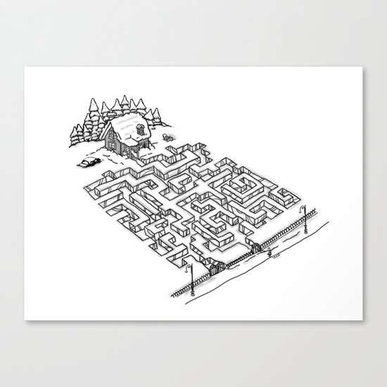 Antisocial Canvas Print