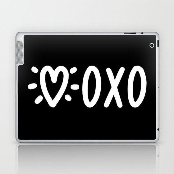 Heart OXO Laptop & iPad Skin