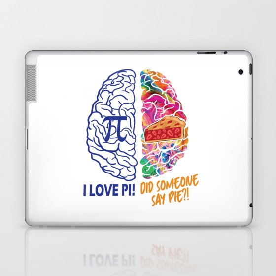 Left Brain Right Brain Pi Laptop & iPad Skin