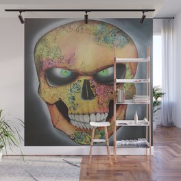 Human Skull Wall Murals For Any Decor Style Society6