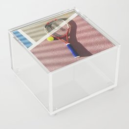 Tennis Racket, Tennis Court Acrylic Box