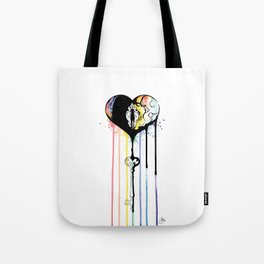 Rainbow Heartbleed Tote Bag