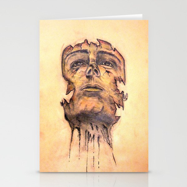 Face upon Deteriation Stationery Cards