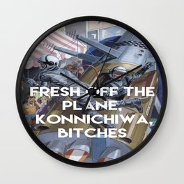KONNICHIWA! Wall Clock
