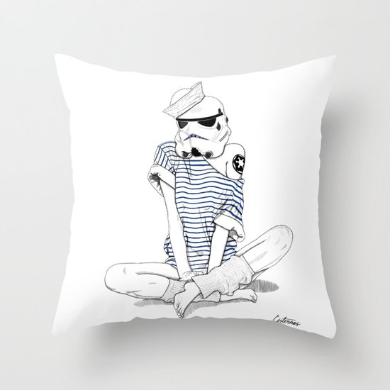 Sailortrooper Throw Pillow