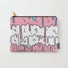 Pastel Kawaii Melting Trans Pride LGBTQ Design Carry-All Pouch