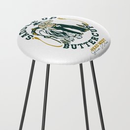 Saddle Up Buttercup: Head West Cowboy Counter Stool