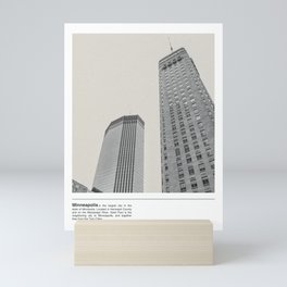 Minneapolis Skyscrapers Mini Art Print