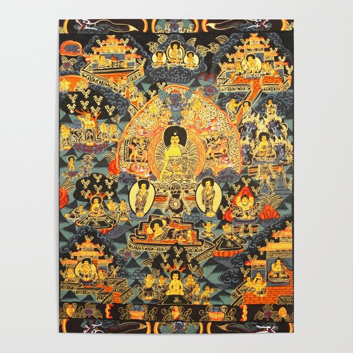 Mandala Buddhist 7 Poster